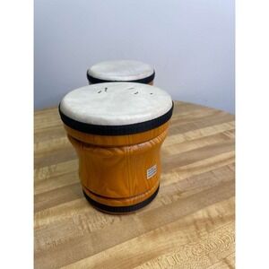 Set Bongos Drums First Act Brand Wooden Likely Used